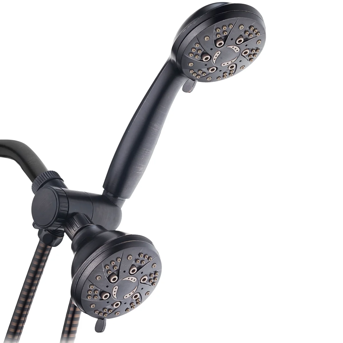 AquaDance High-Pressure 48-Setting Luxury 3-Way Dual Shower Head,  Oil Rubbed Bronze 3380