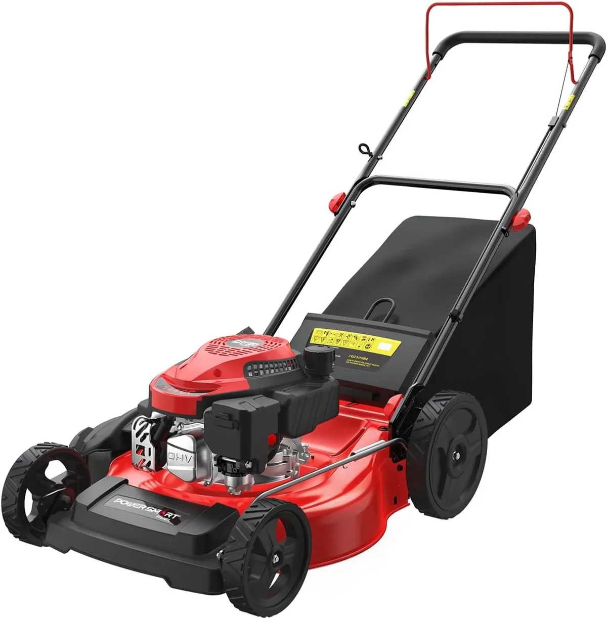 PowerSmart 21" 144cc Gas Push Lawn Mower , with 6-Position Height Adjustment 6620
