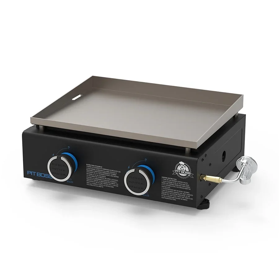 Pit Boss 2-Burner Tabletop Propane Gas Griddle with Cover 2996