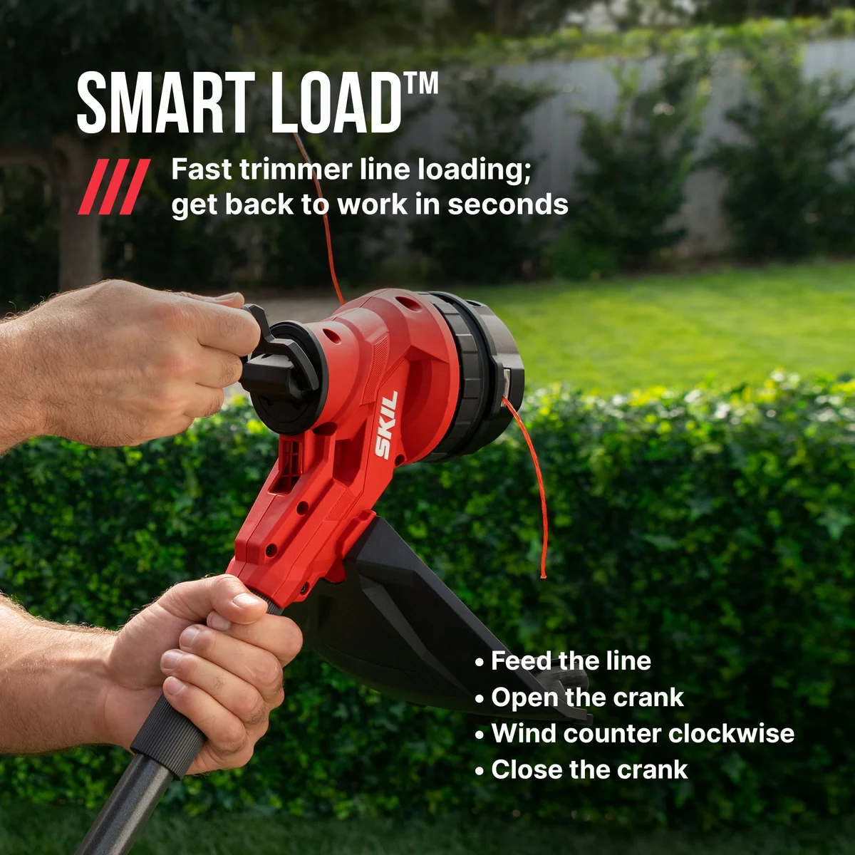 SKIL PWR CORE 40V Brushless 15-Inch String Trimmer Kit with 2.0Ah Battery and 60W Charger, LT4832C-10 0836
