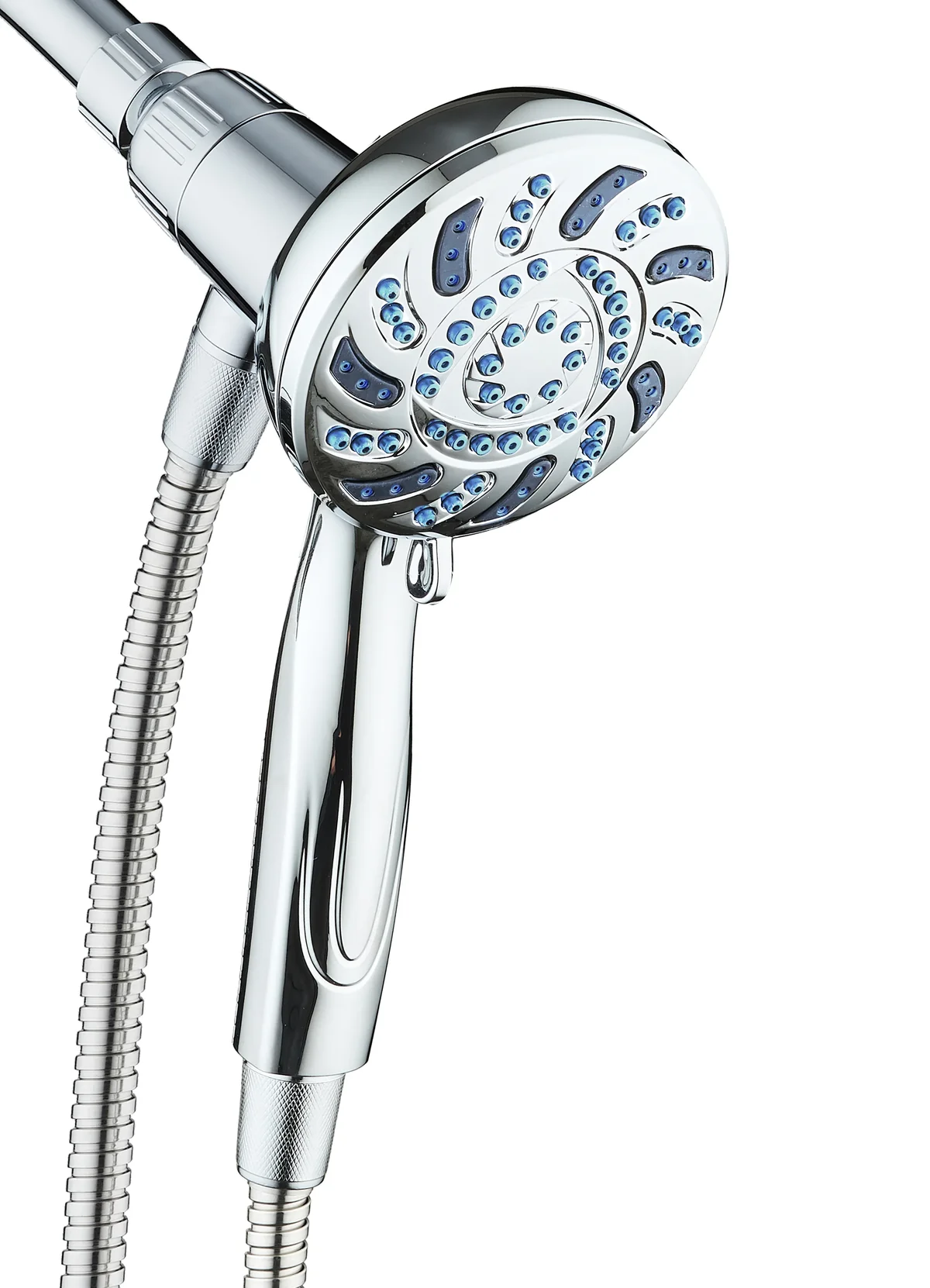 AquaCare Magneton by AquaCare - High-pressure 6-setting Luxury Handheld Showerhead with Space-age Socket-Lock Magnetic Docking and Antimicrobial Nozzles 6081