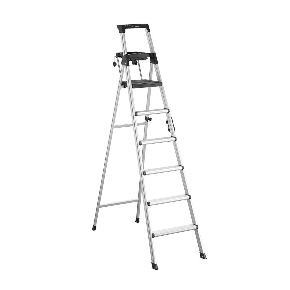 Cosco 8 Ft. Signature Series Aluminum Folding Step Ladder 300 Lb. Type IA (12 Ft. Max Reach) 2227