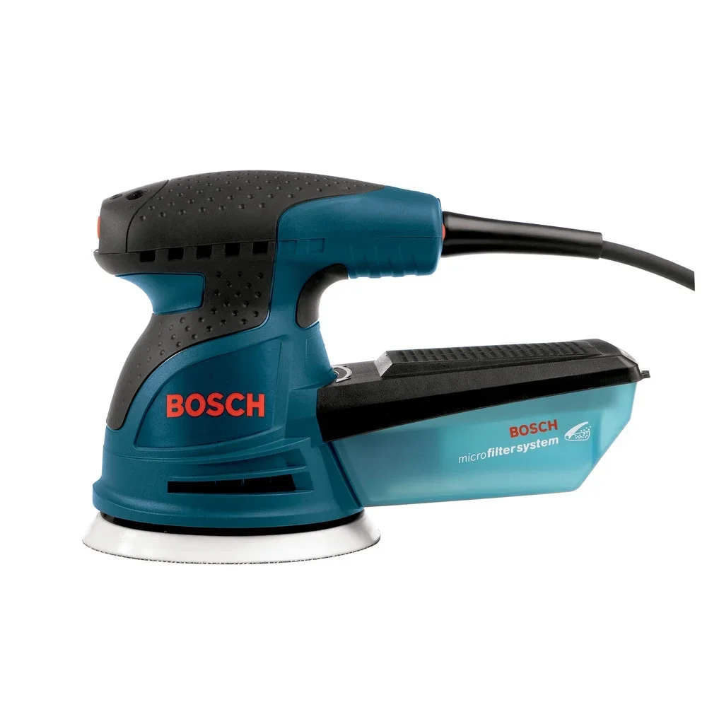 Robert Bosch Restored Bosch ROS20VSC-RT 5 in. VS Palm Random Orbit Sander Kit with Canvas Carrying Bag (Refurbished) 4690