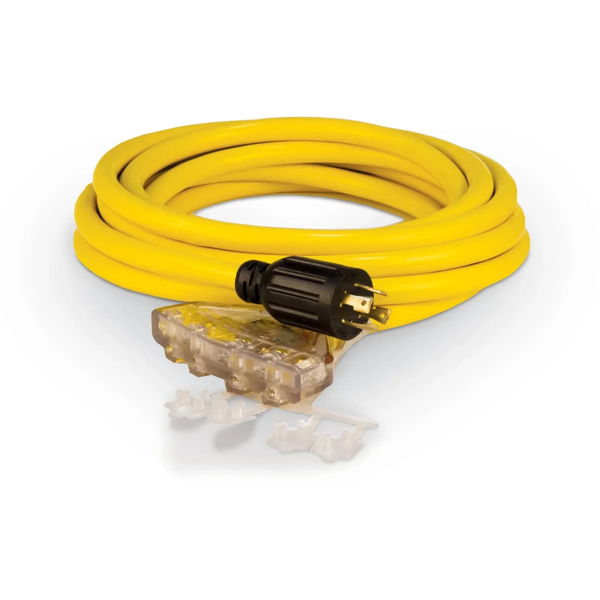 Champion Power Equipment 48036 25-Foot 30-Amp 125/250-Volt Fan-Style Generator Extension Cord (L14-30P to Four 5-20R) 5376