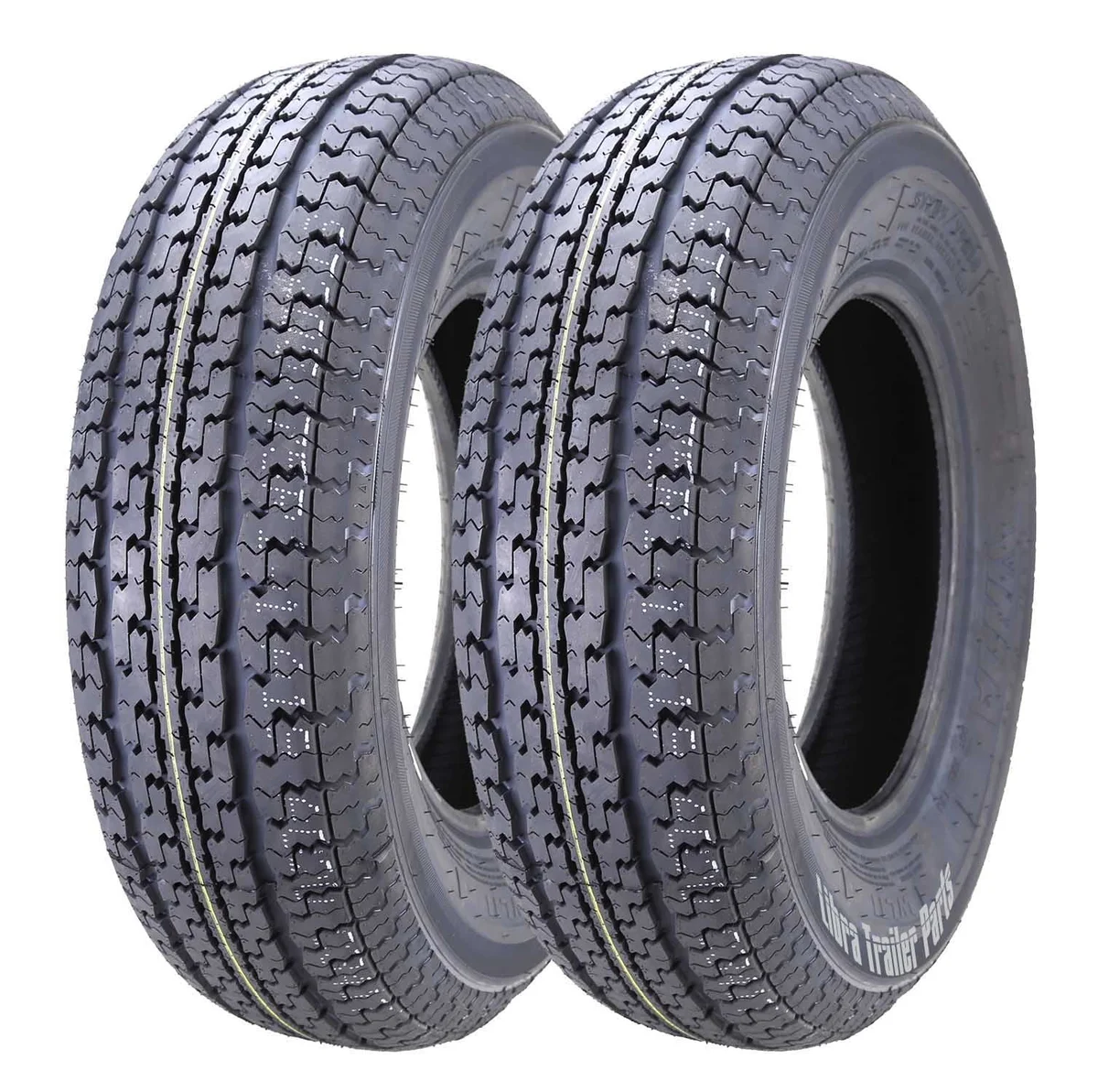 WINDA Premium Trailer Tires ST 205/75R14 8PR Load Range D Steel Belted, Set 2 5594