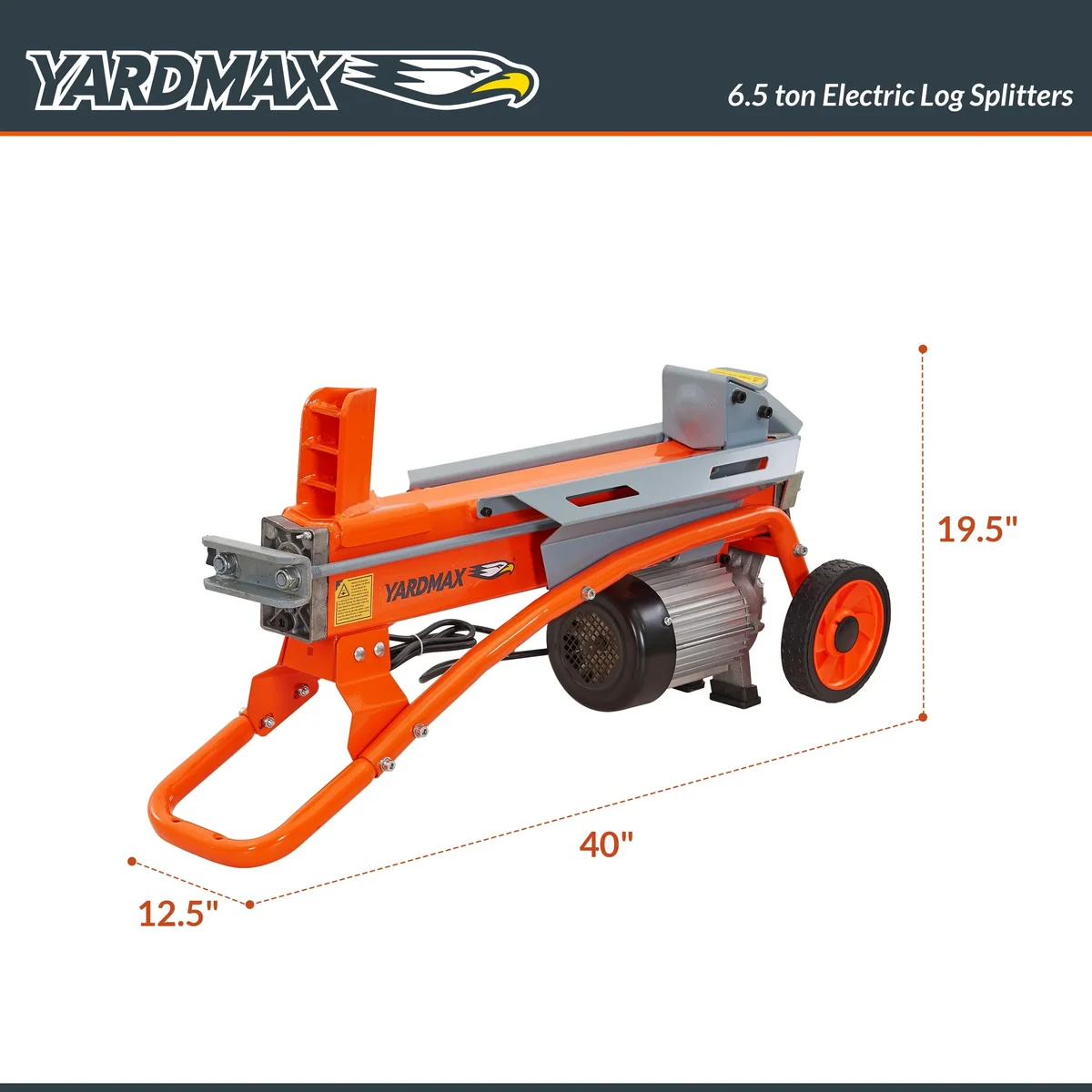 Yardmax 6.5-Ton Electric Log Splitter 8415
