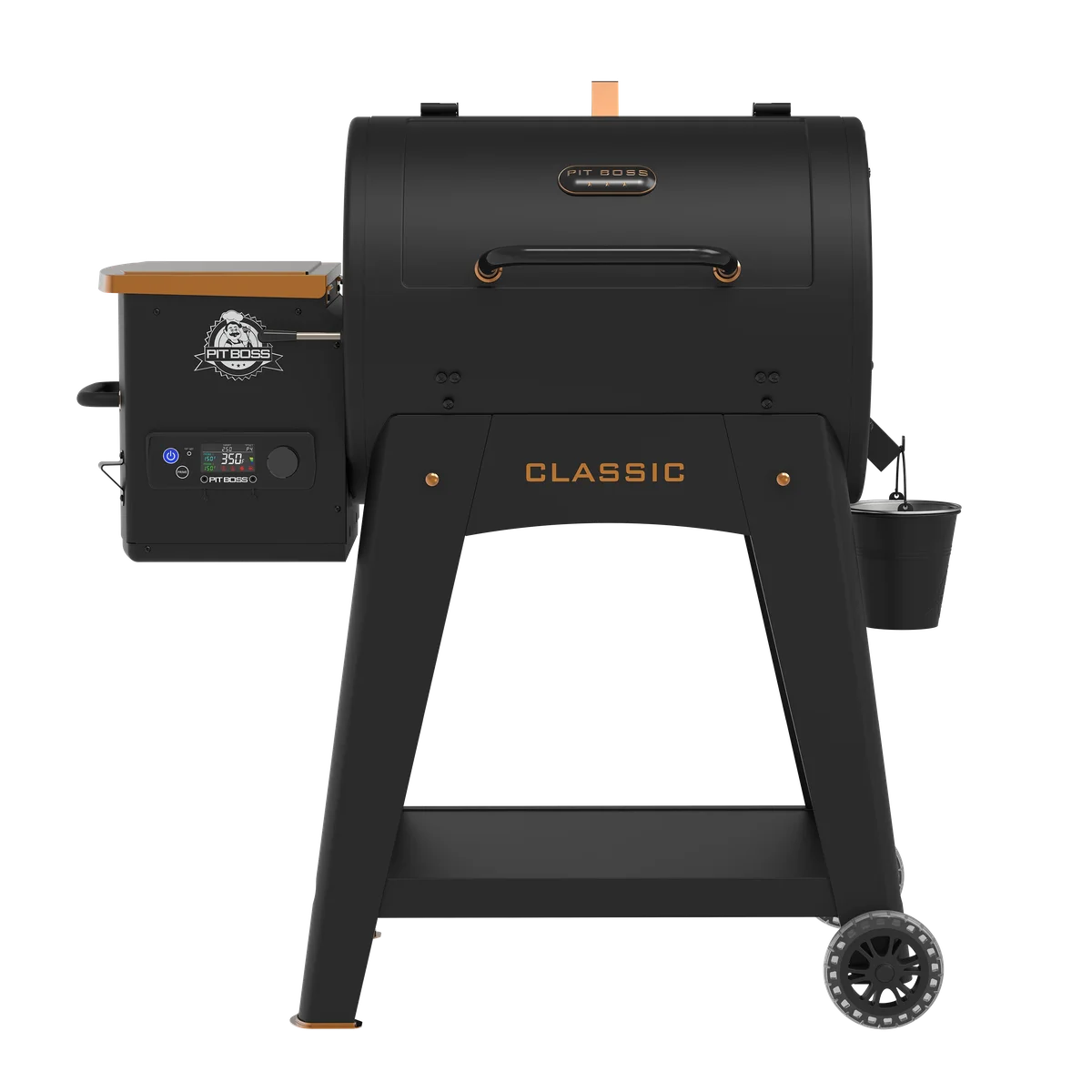 Pit Boss Pellet Smoker, Classic 700 Square Inch Wood Fired Pellet Grill, Onyx Series 5787