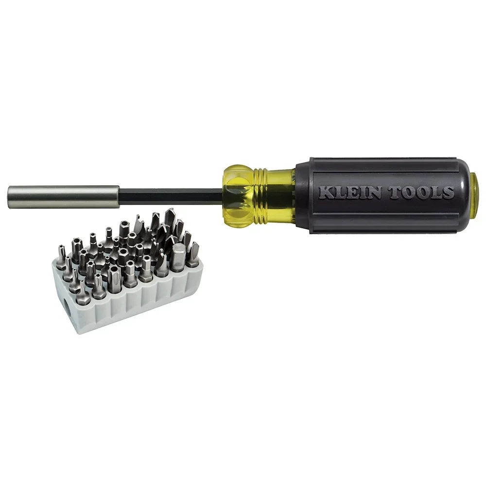 Klein Tools 32510 Tamperproof Magnetic Screwdriver with 32 Bits 1536