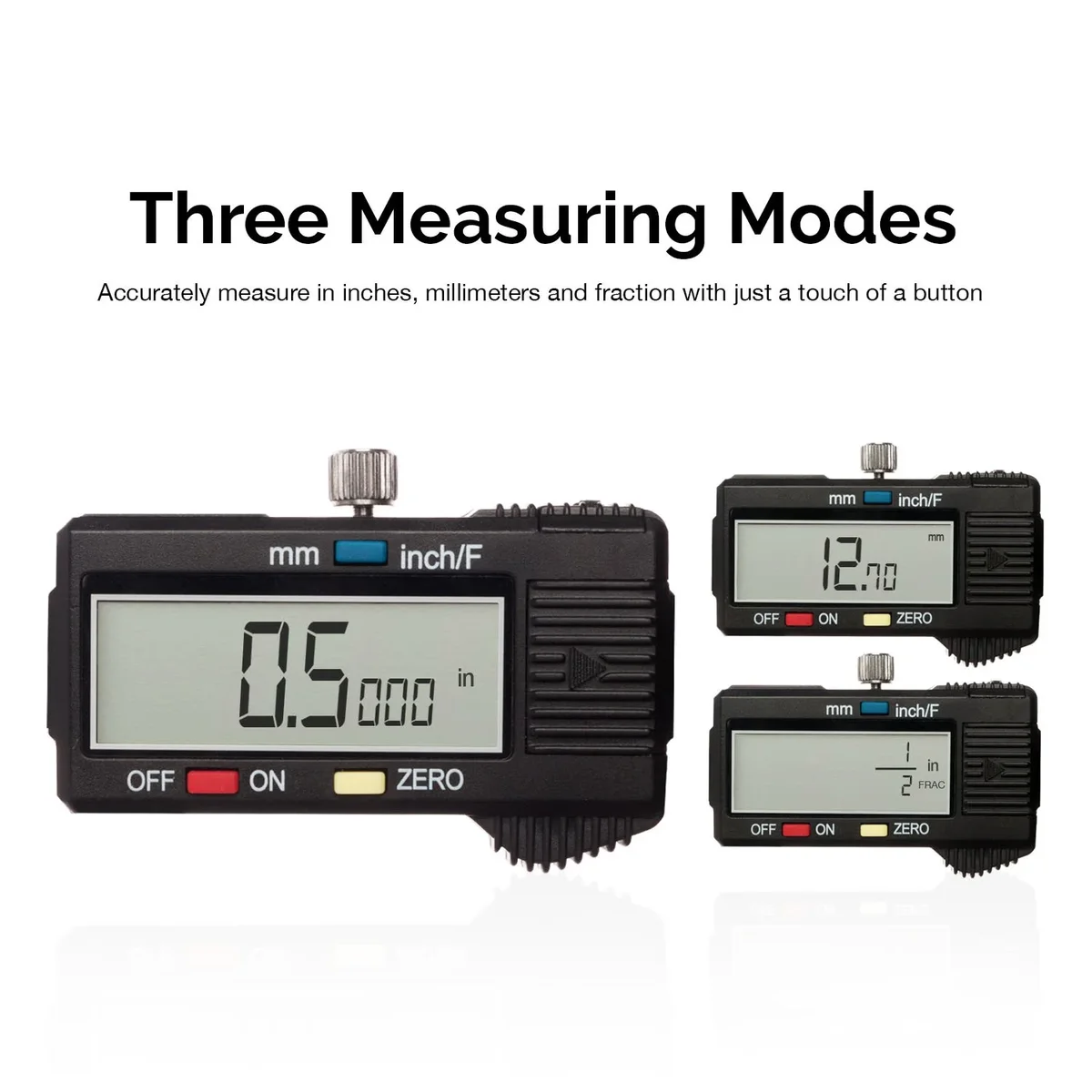 NEIKO 01409A 12” Electronic Digital Caliper | Extra Large Display | 0-12 Inches | Inch/Fractions/Millimeter Conversion | Polished Stainless Ste 8786