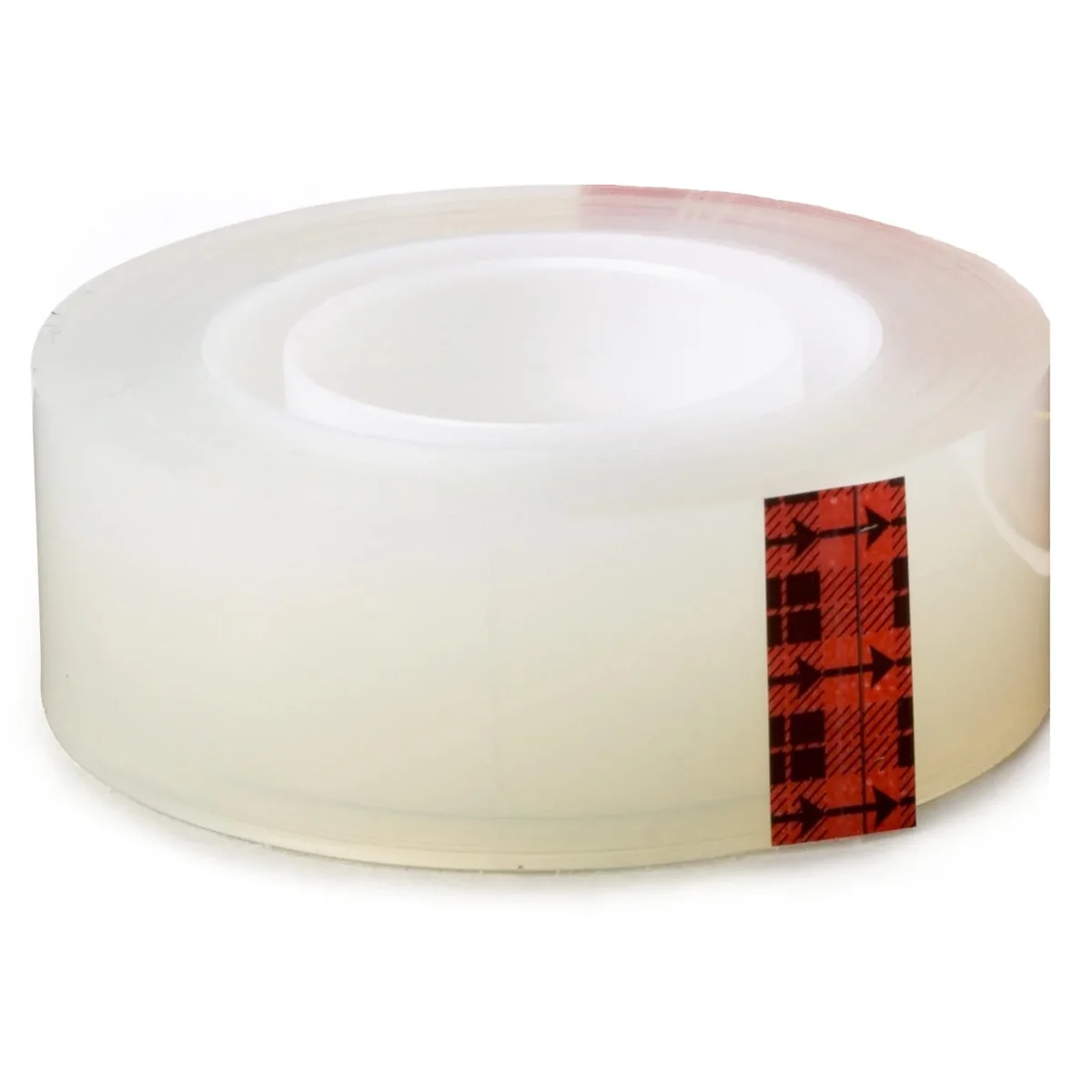 Scotch 612-12P 1 in. Core 0.75 in. x 75 ft. Transparent Greener Tape (12-Piece/Pack) 3683