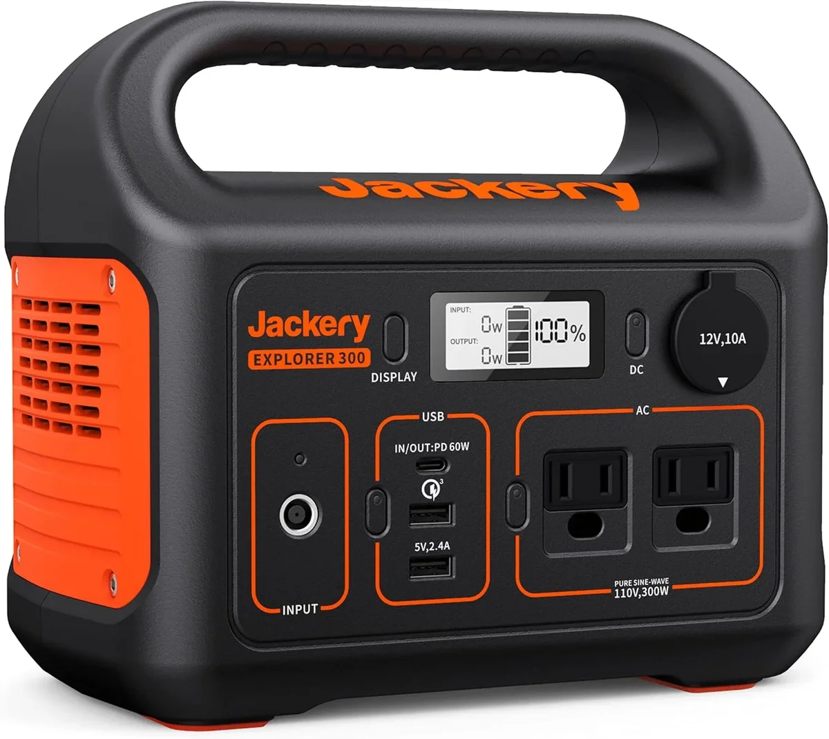 Jackery Restored Jackery Explorer 300 Portable Power Station, 293Wh (Refurbished) 0991