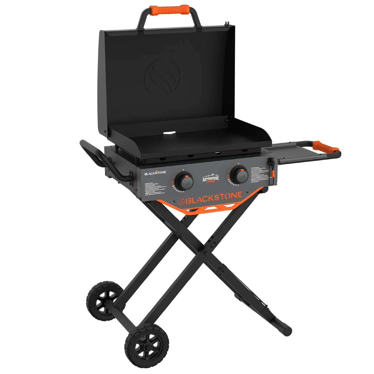 Blackstone Adventure Ready Outdoor Griddle,  2-Burner 22" Propane Flat Top Grill with Flexfold® Legs, Gray 3265