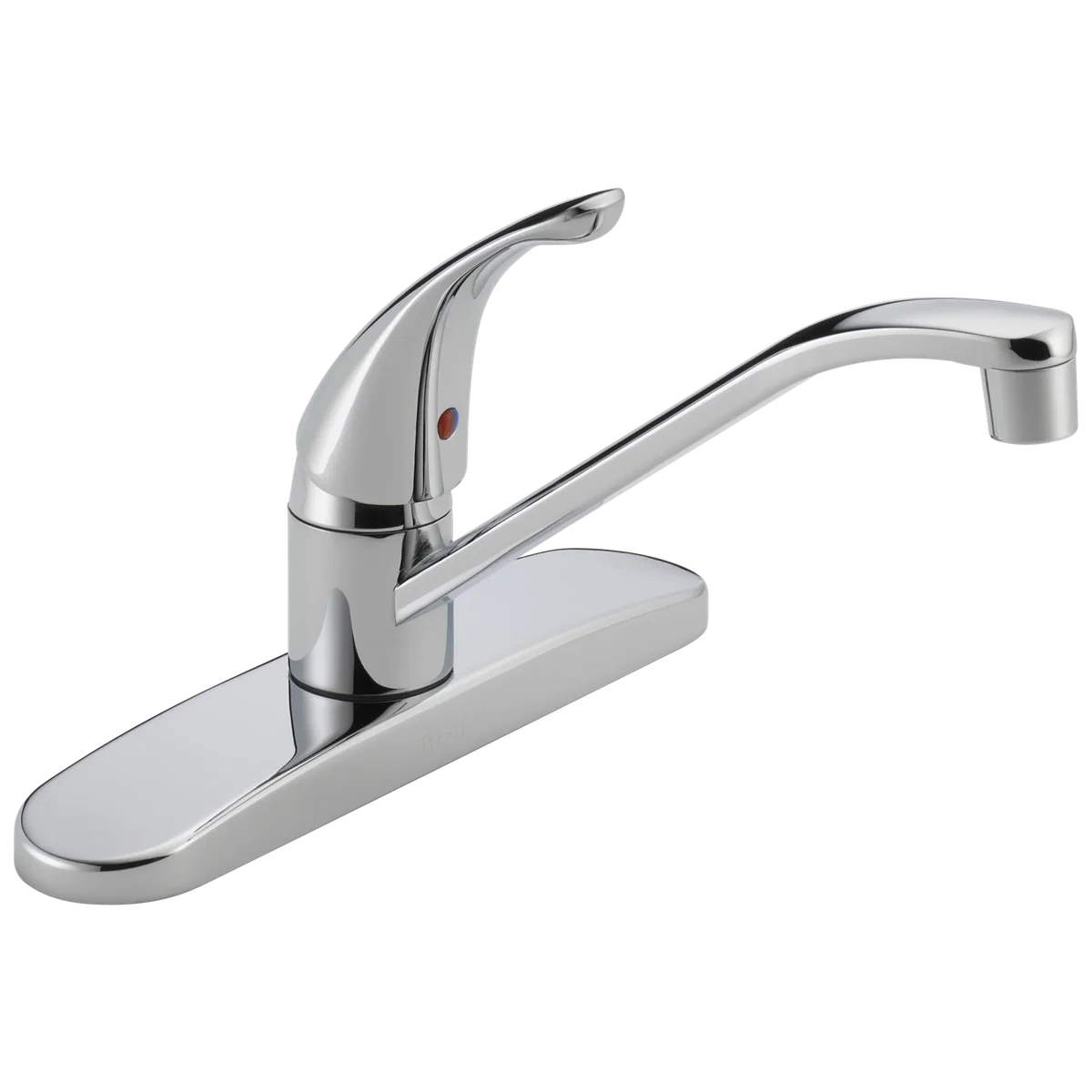 Peerless Mantles Peerless Single Handle Deck-Mount Kitchen Faucet in Chrome P110LF 8311