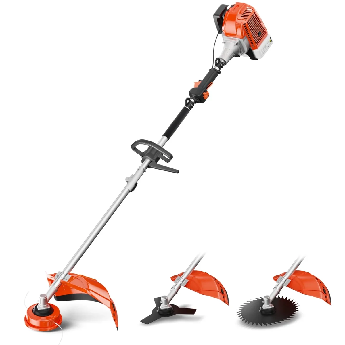 Prowoo 52cc Gas Powered Weed Eater String Trimmer, 3 in 1 Gas Weed Wacker, Powerful 2 Stroke Yard Tool,Quick Start Grass Cutter for Home Garden L 7390