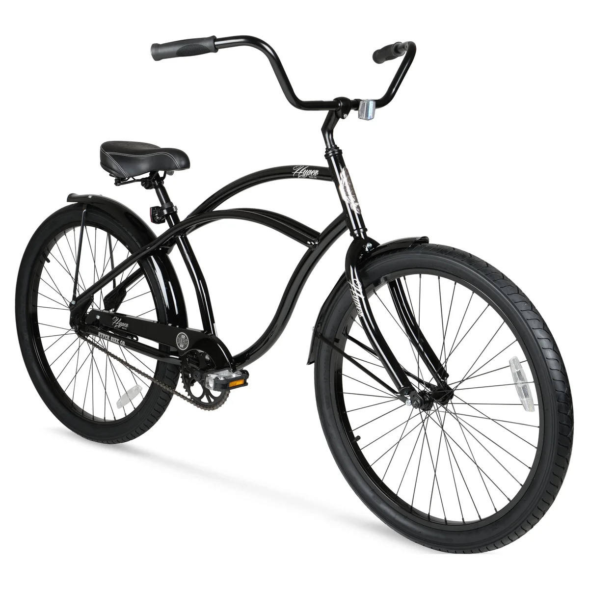 Hyper Bicycles 26" Men's Beach Cruiser, Adult Ages 13+, Black 6280