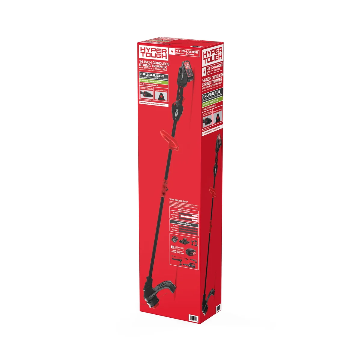 Hyper Tough 20V 14-inch String Trimmer, HY5601050516005 6397