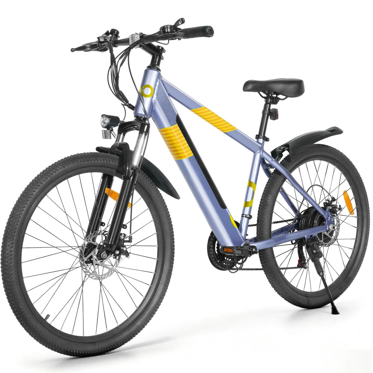 MIHOVER 26" Electric Bike for Adults 750W Peak 20MPH, 48V Removable Battery 40 Miles, Shimano 21-Speed Adjustable Fork，UL2849 City & Light Off- 4870