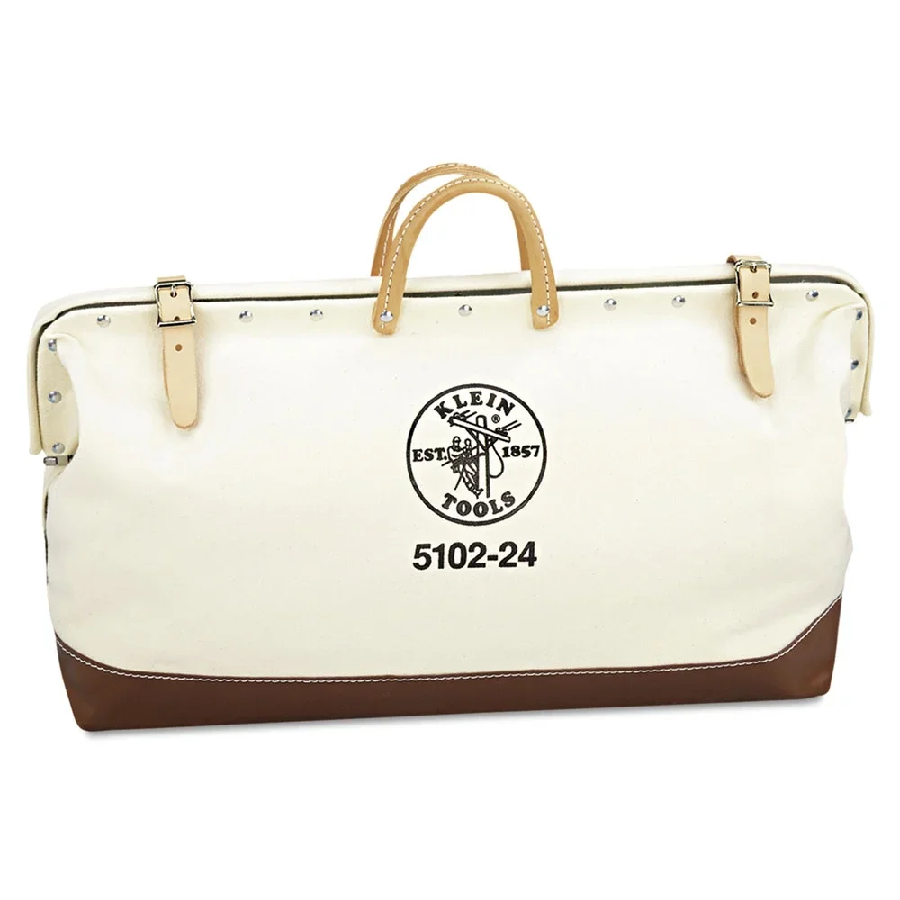 Klein Tools Canvas Tool Bag, 1 Compartment, 24 in X 6 in 6532