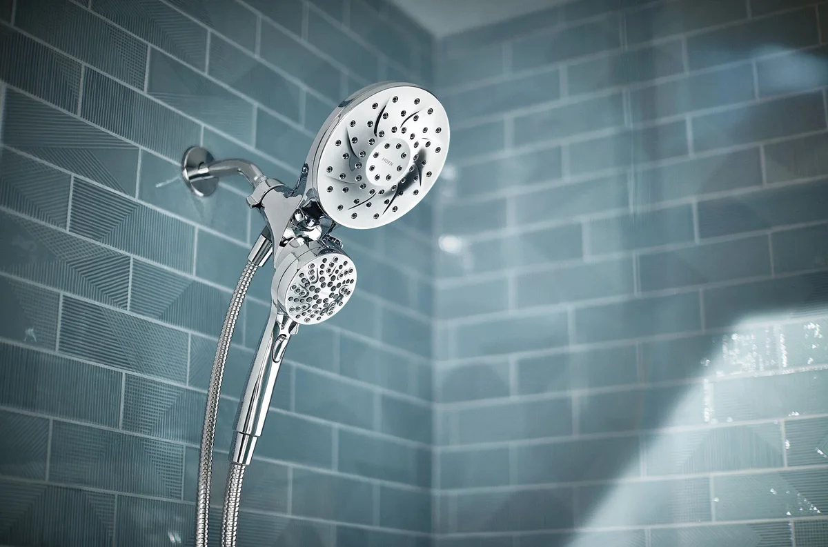 Moen Engage Magnetix Chrome Six-Function Handheld Shower with Magnetic Docking System, 26010 8903