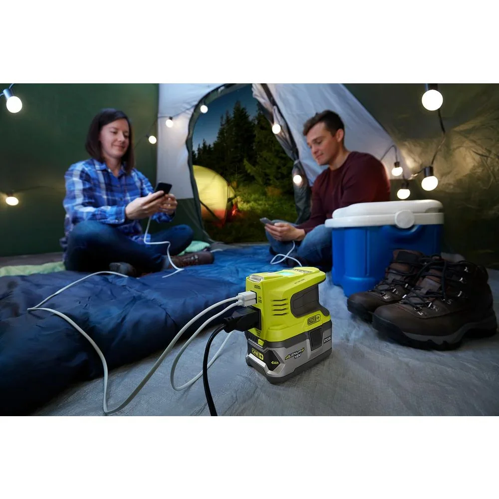 RYOBI 150-Watt Powered Inverter Generator for 18-Volt Battery 3195