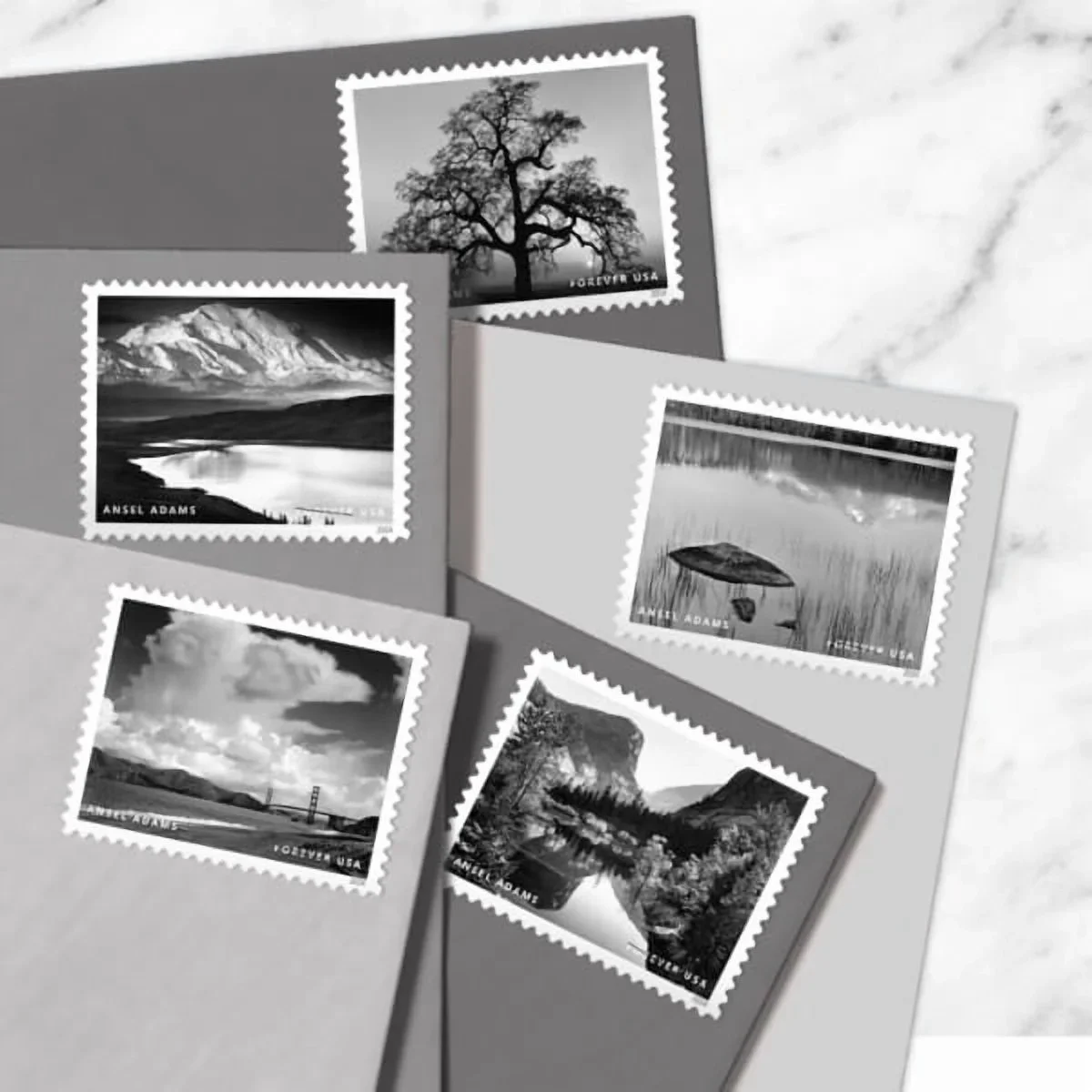 USPS Ansel Adam's Postage Stamps, 16 Stamps 3314