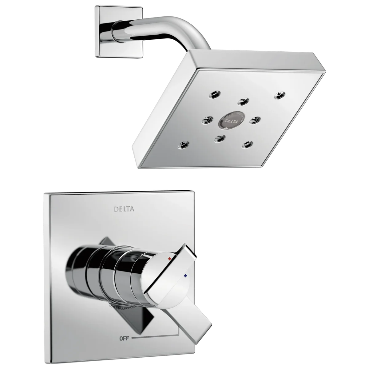 Delta Faucet Delta Ara MonitorÂ® 17 Series H2OkineticÂ® Shower Trim in Chrome T17267 0575