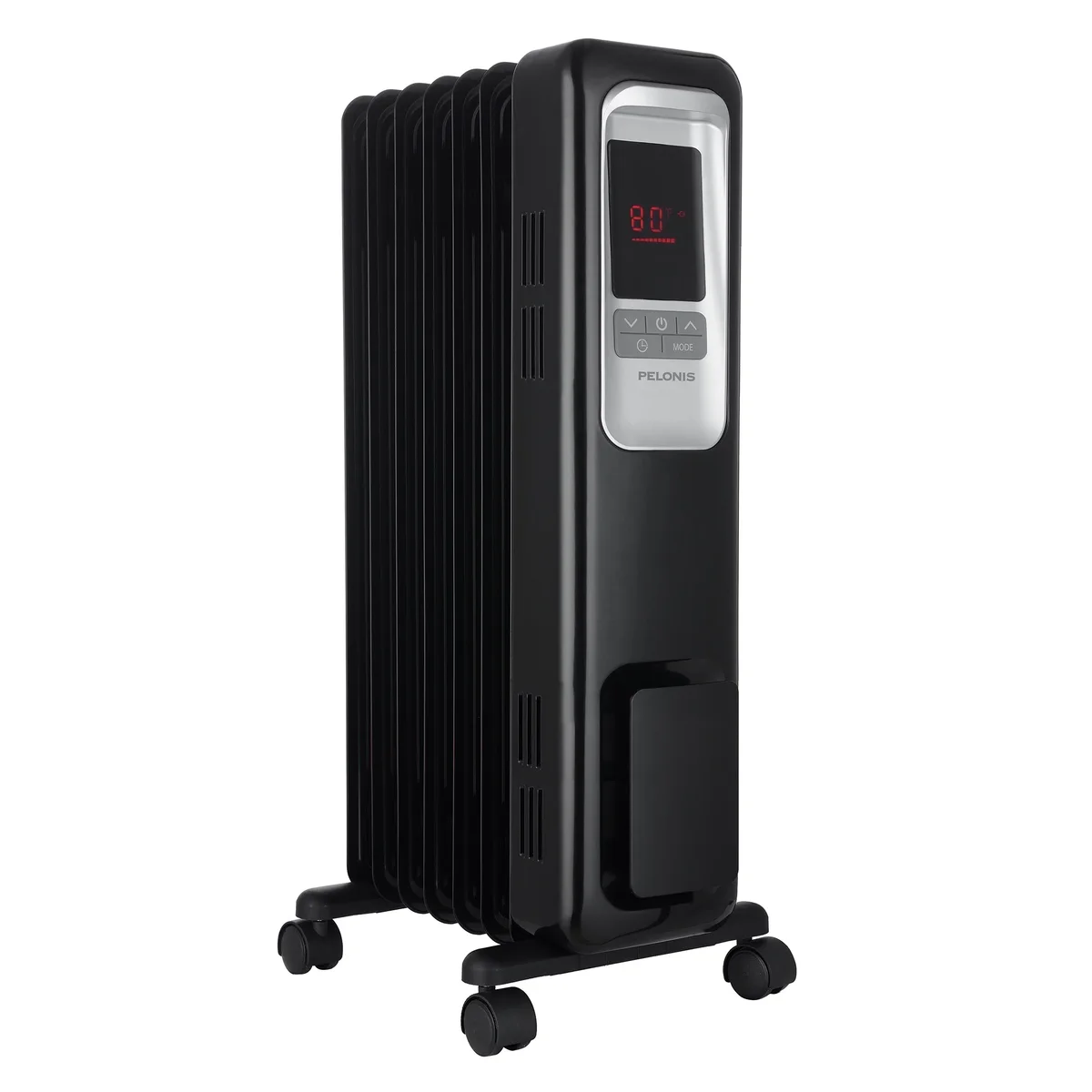 Pelonis Black 1500W Corded Electric 3 Speed Automatic Shutoff Radiant Heater for 500 sq ft 6107