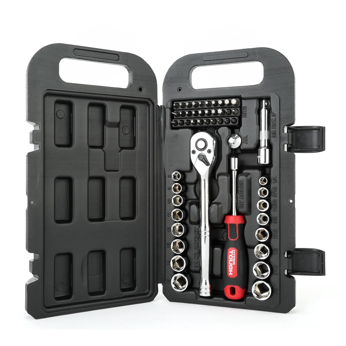 Hyper Tough 55-Piece Auto Repair Socket Set 7329