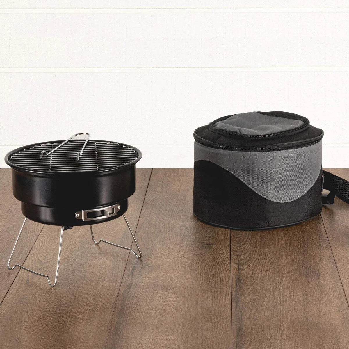 Everdaily Essentials Caliente Portable Charcoal Grill & Cooler Tote 6076