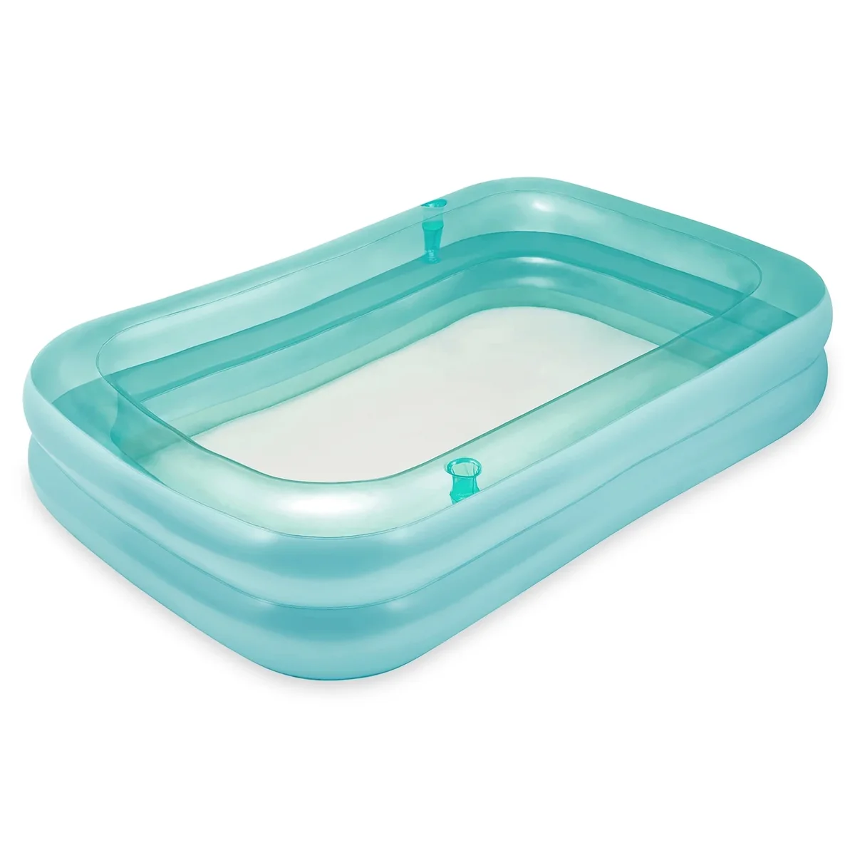 Unbranded Funsicle 8.5ft Blissful Pool, Inflatable Family Swimming Pool, Lagoon Blue, Rectangular, Age 6 & up 8452