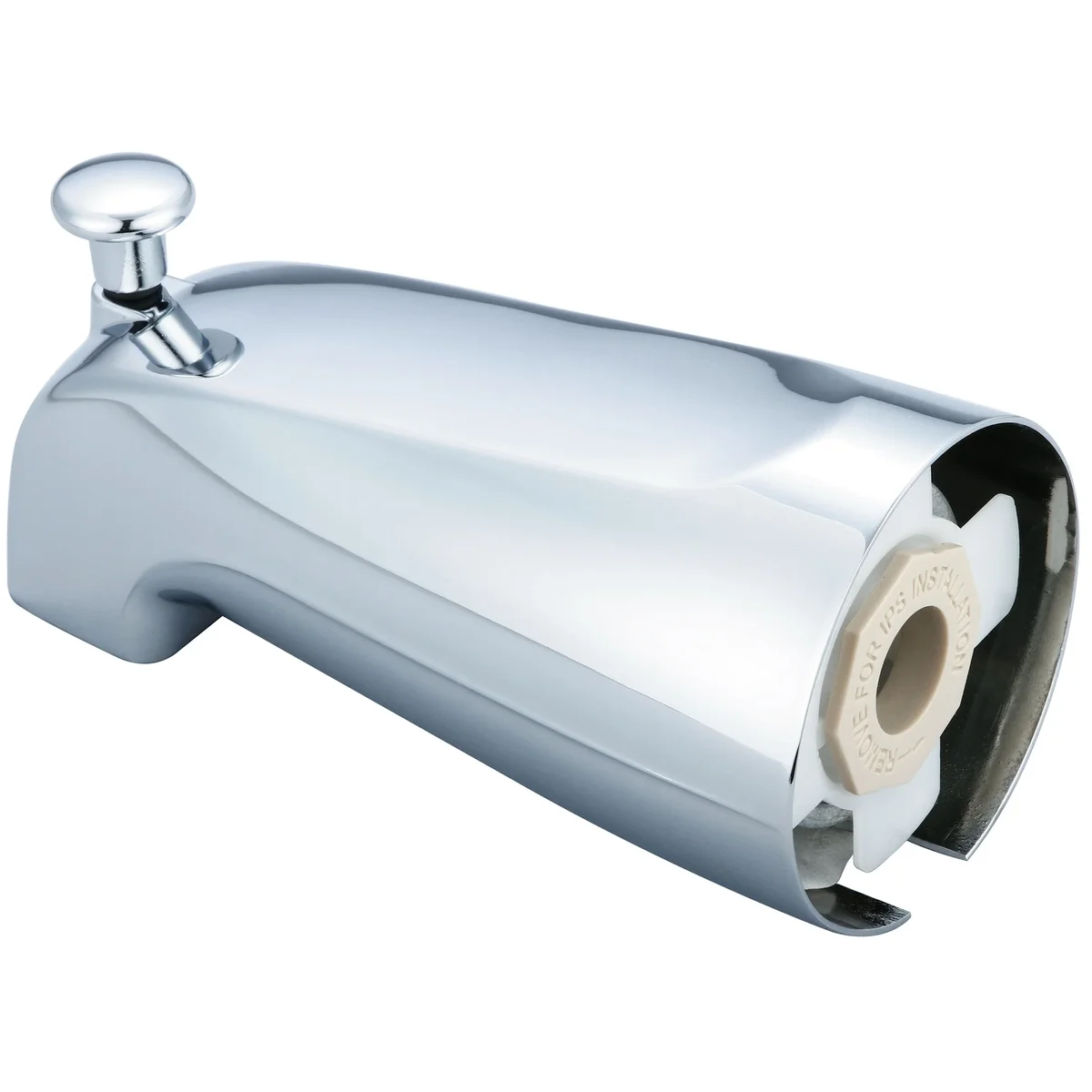 Olympia Faucets OP-640018 4-3/4" Integrated Diverter Tub Spout - Chrome 7568