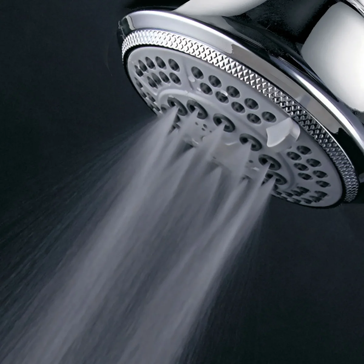 PowerSpa 5-Setting Deluxe Showerhead, Chrome 0319