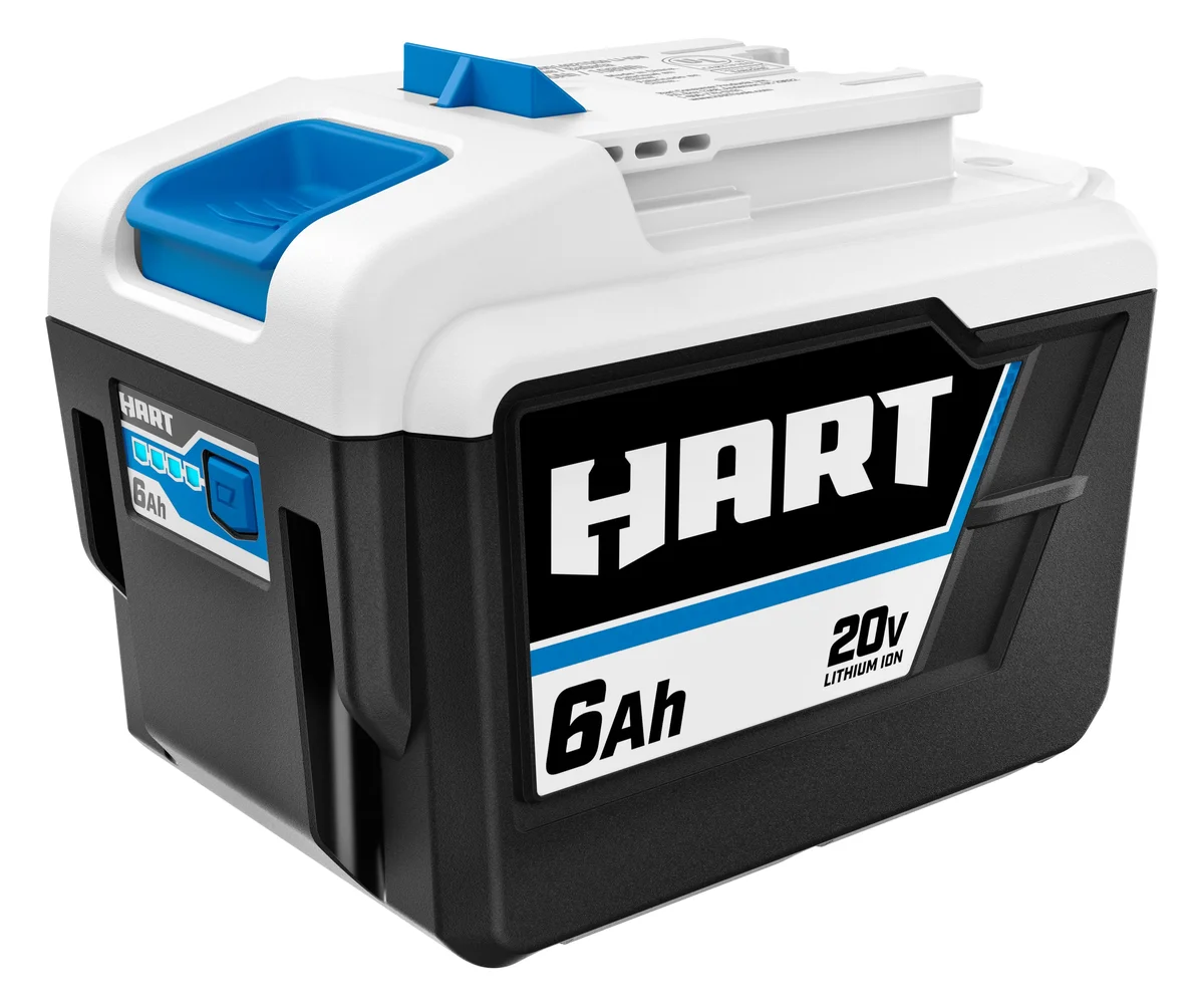 HART 20 Volts 6.0Ah Lithium-Ion Battery (Charger Not Included) 1525