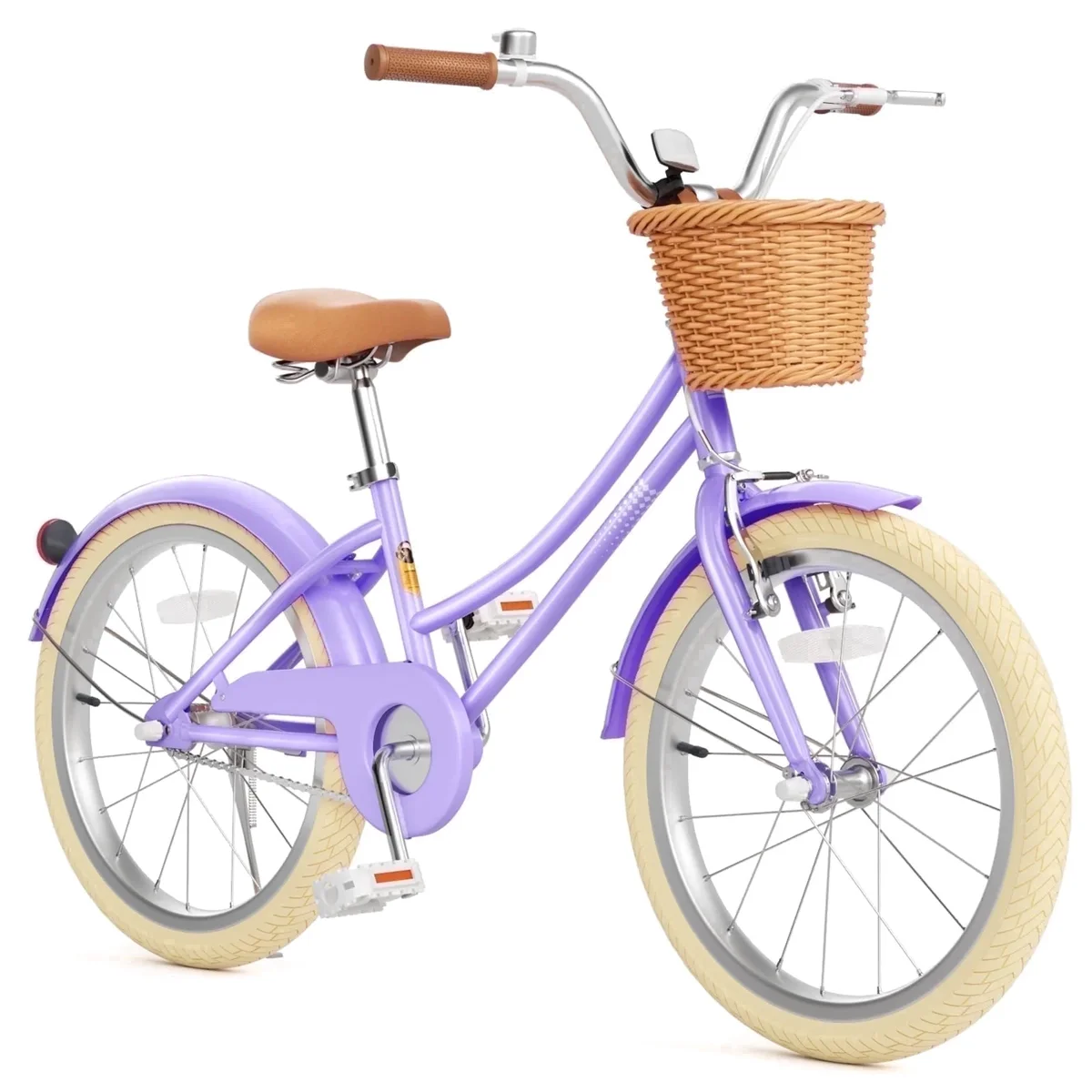Everdaily Essentials Girls Bike for Toddlers 8-12 Years Old Kids 20 Inch Children Bicycles with Handbrake & Kickstand, Multiple Colors 6463