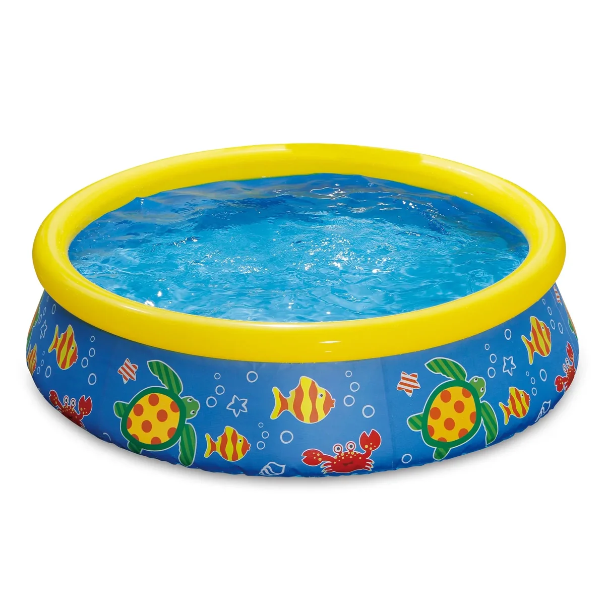 Summer Waves P1000515C167 5ft x 15in Inflatable Quick Set Pool w/ Ocean Print 6434