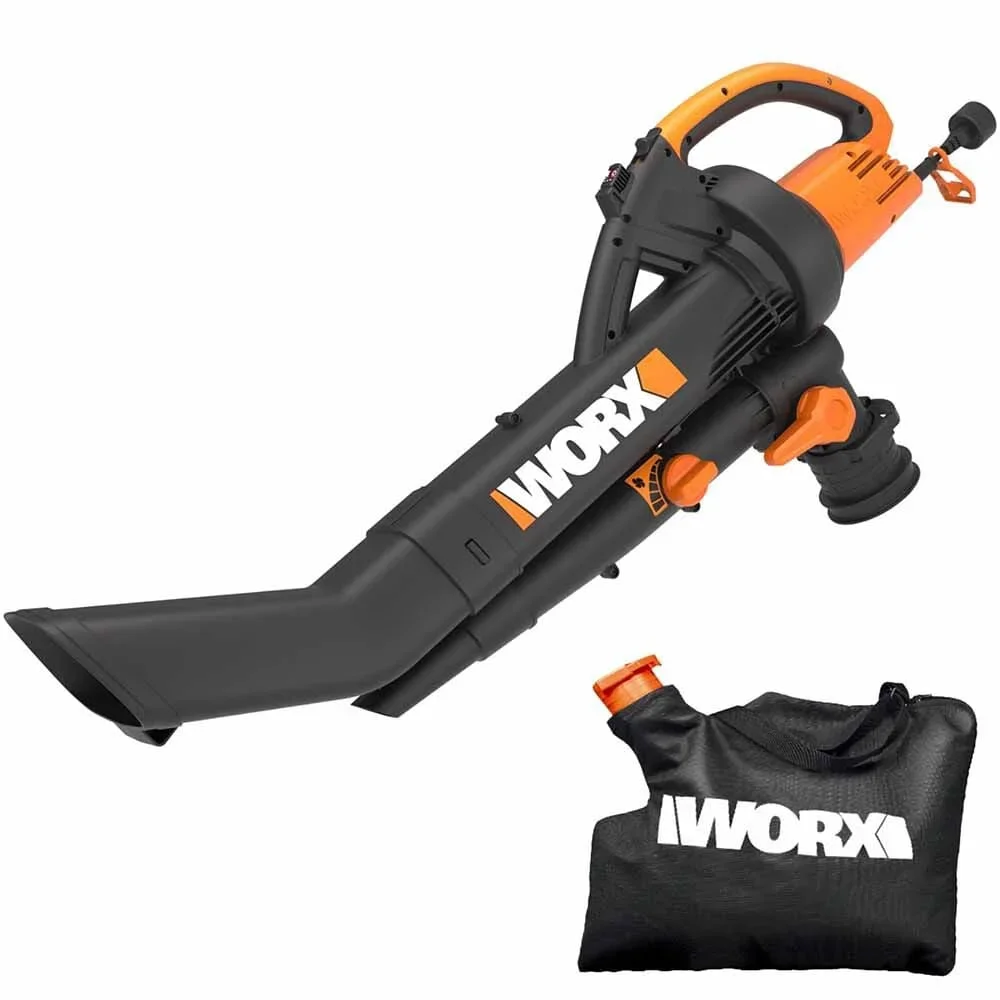 WORX WG505 TRIVAC 12 Amp 3-In-1 Electric Blower/Mulcher/Vacuum 8208