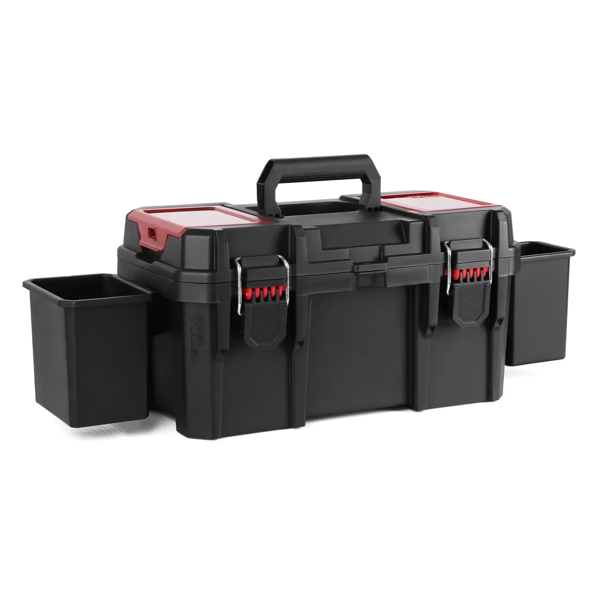 Hyper Tough 16-Inch Toolbox – Heavy-Duty Resin Storage with Padlock Security & Small Parts Organizer 4347