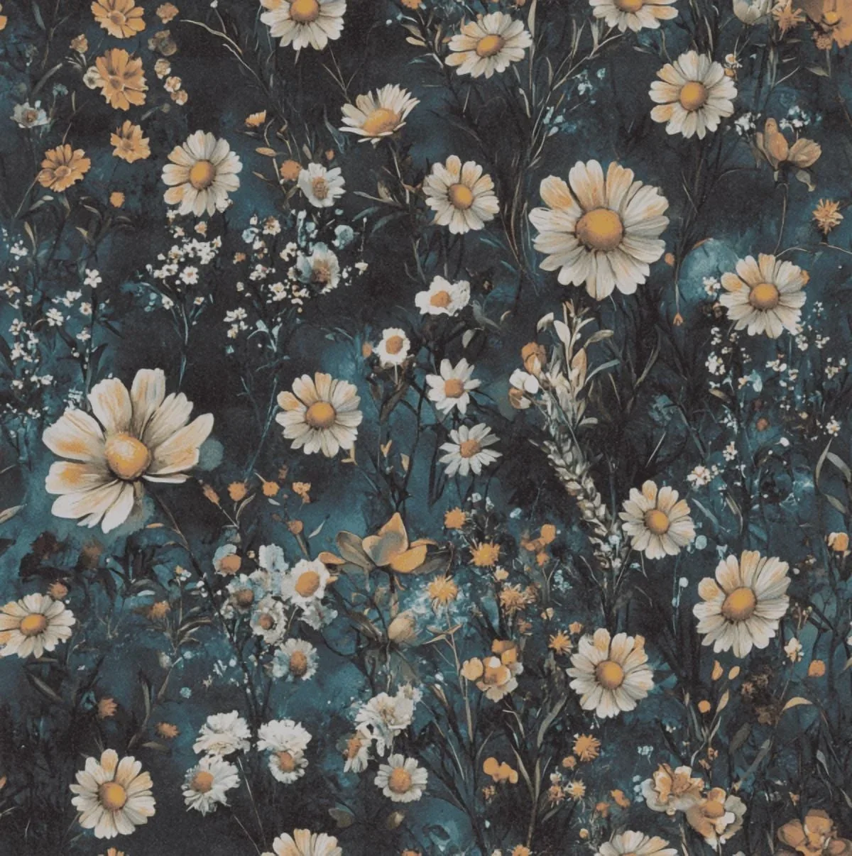 Abyssaly Floral Peel and Stick Wallpaper 17.5-in x 118-in, Removable Self-Adhesive Wallpaper, Vintage Vinyl Contact Paper Suitable for Home Walls 9655