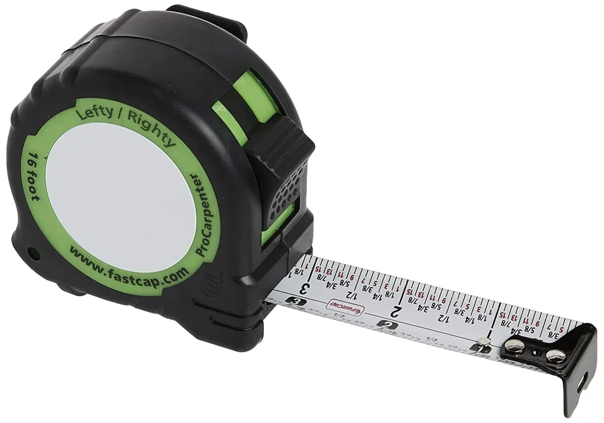 FastCap PSSR-16 16 Foot Pro Carpenter Standard Reverse Measuring Tape 7151