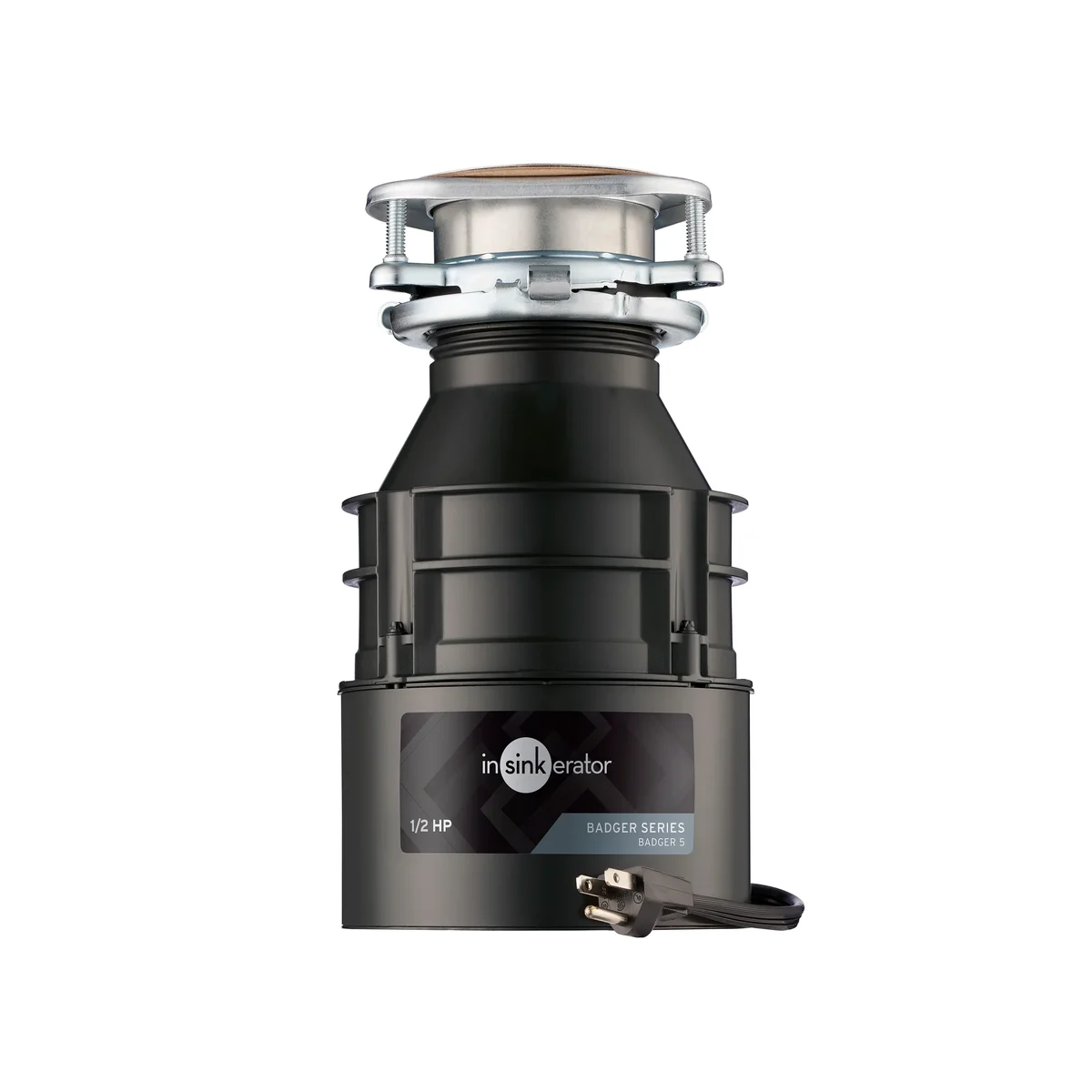 InSinkErator Badger 5 1/2 HP Continuous Feed Garbage Disposal with Power Cord 2573
