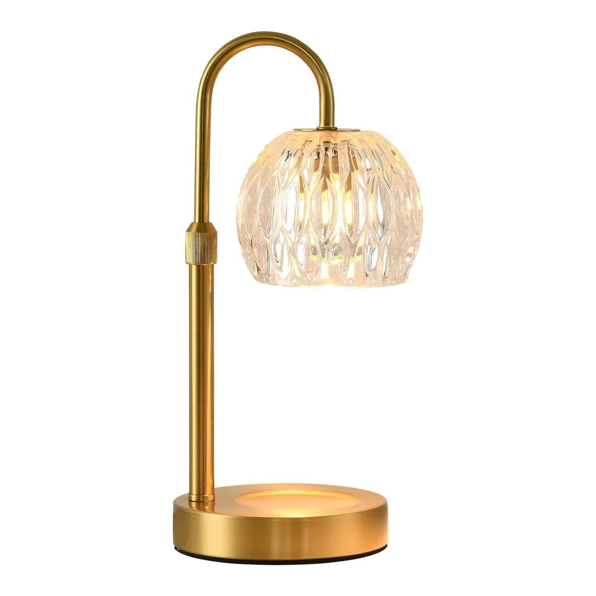 xiaojuande-Candle Warmer Lamp with Dimmable Metal bottom seat table lamp For House-Gold 9207