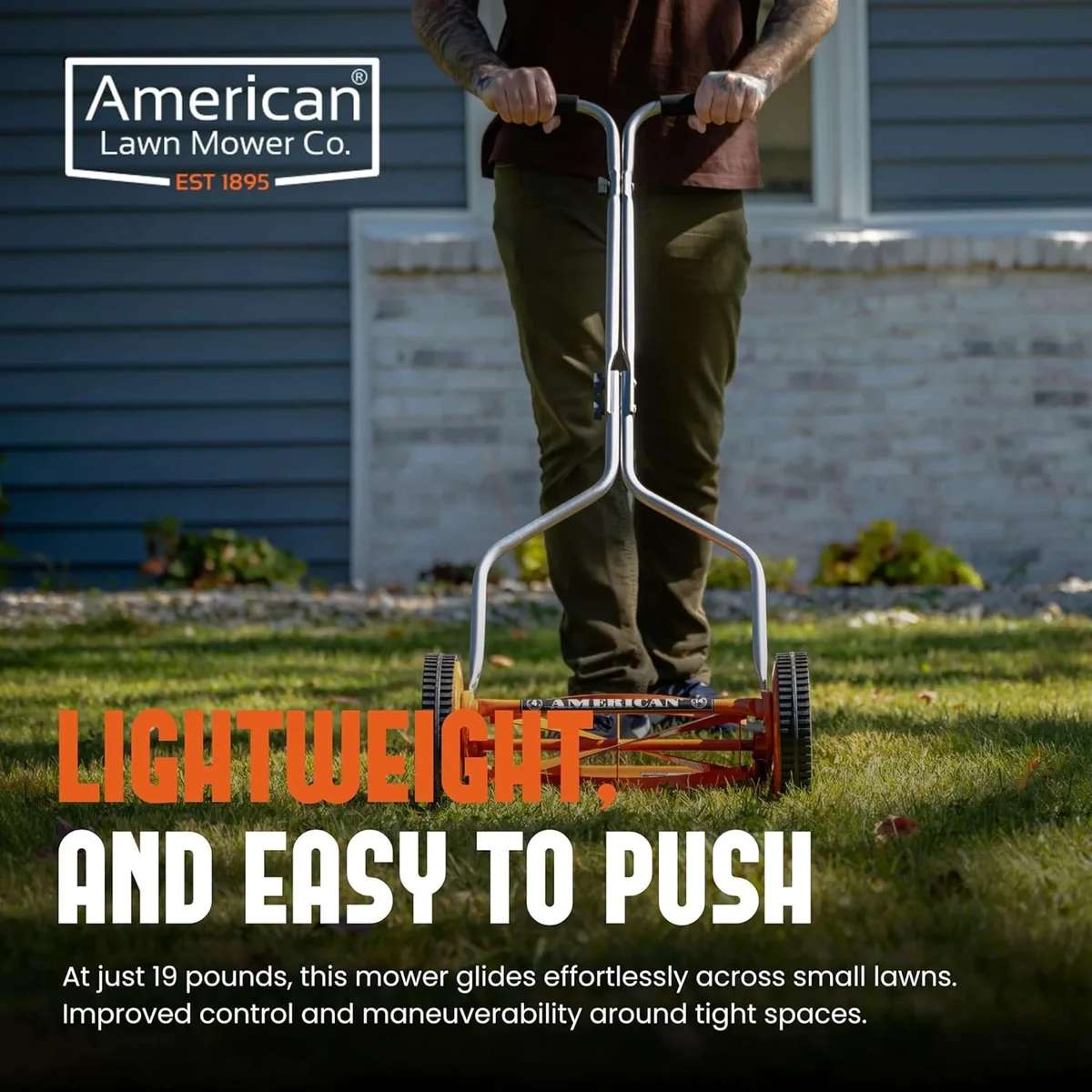 American Lawn Mower 1204-14 14-inch 4-Blade Push Reel Lawn Mower 9227