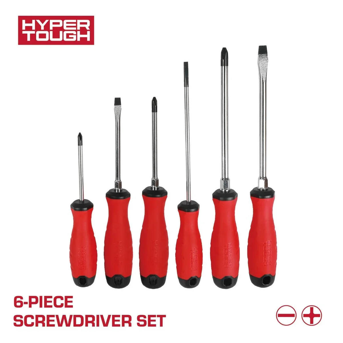Everdaily Essentials 6-Piece Screwdriver Set with Dual Material Tri-Oval Ref. 0691