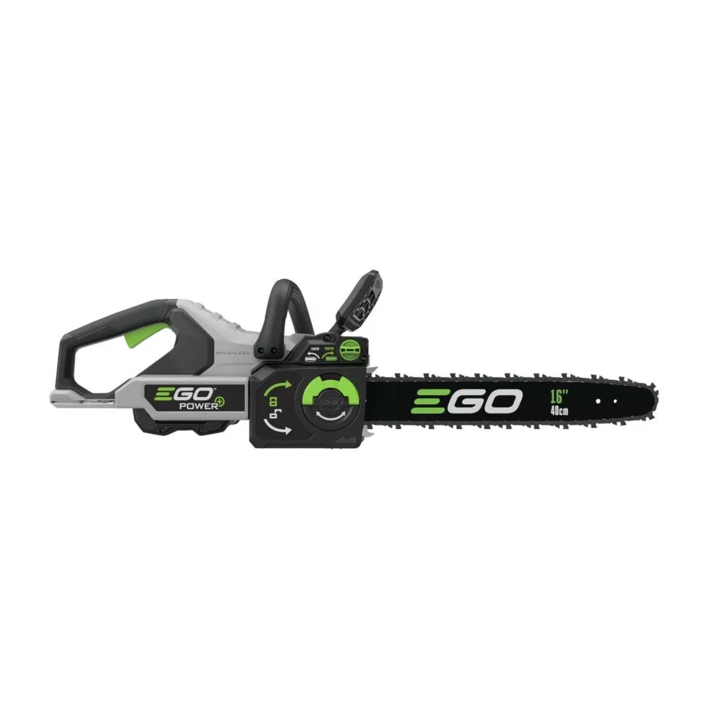 EGO POWER+ 16” 40cc Battery Powered Chainsaw 220 Cuts 4x4, 56V 4 Ah Battery 9216