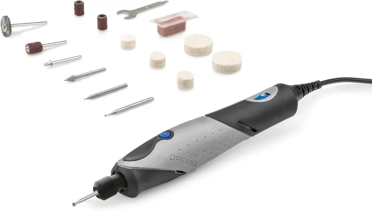 Dremel 2050-11 Stylo+ Corded Variable Speed Rotary Tool & 11 Accessories, Ergonomic Design, .5A/120V 8024