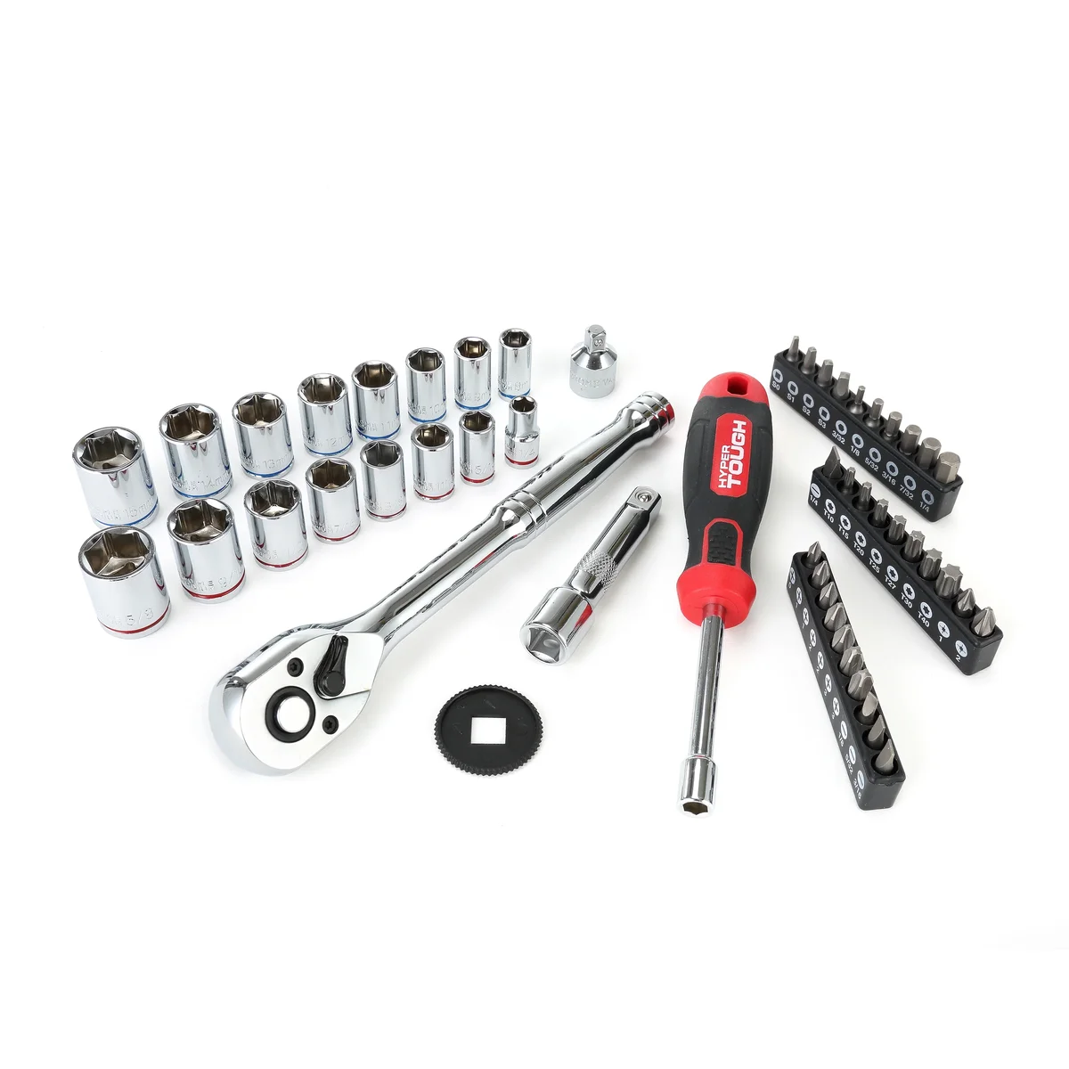 Hyper Tough 55-Piece Auto Repair Socket Set 7329