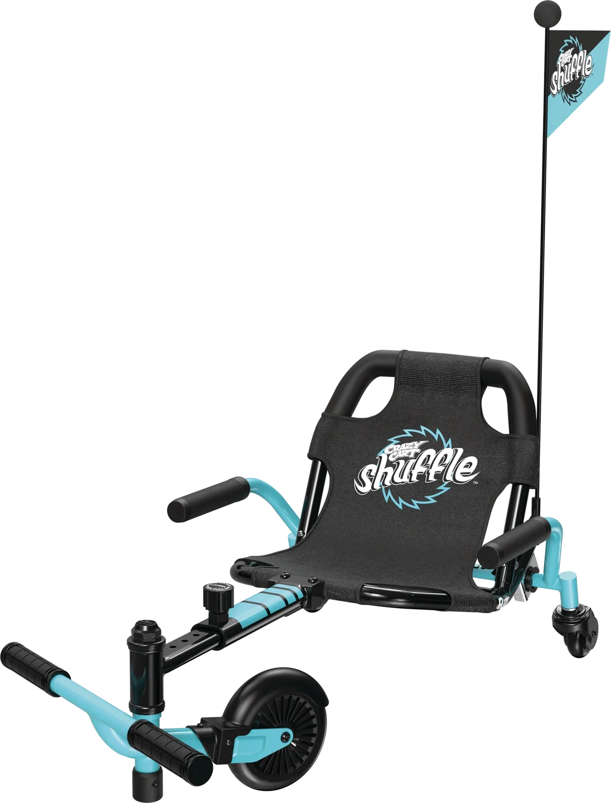 Razor Crazy Cart Shuffle by Razor, Kid-Powered Drifting Go-Kart, Ride-on for Ages 4+, Adjustable Frame 6312