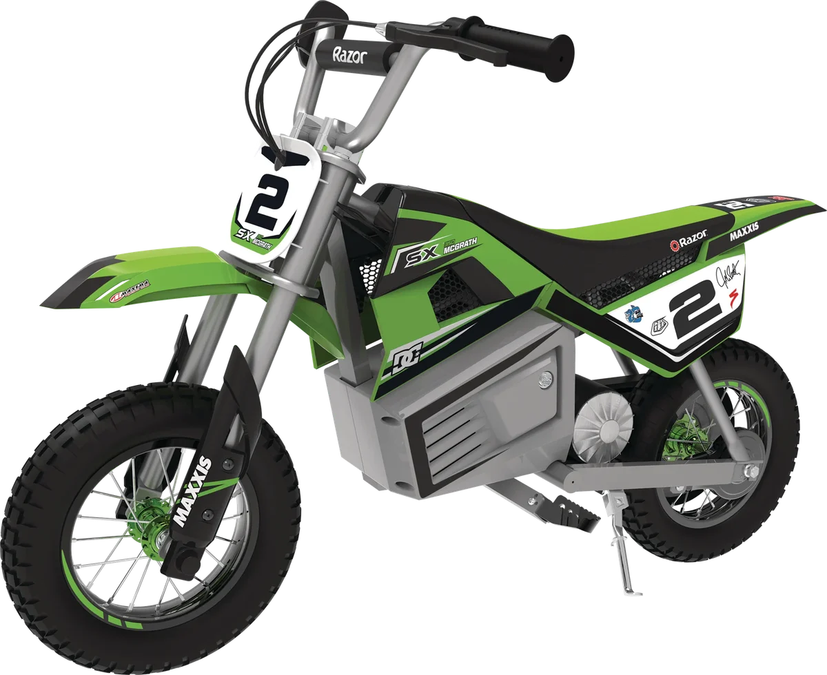 Razor Dirt Rocket SX350 24V McGrath Electric Powered Dirt Bike Green 3595