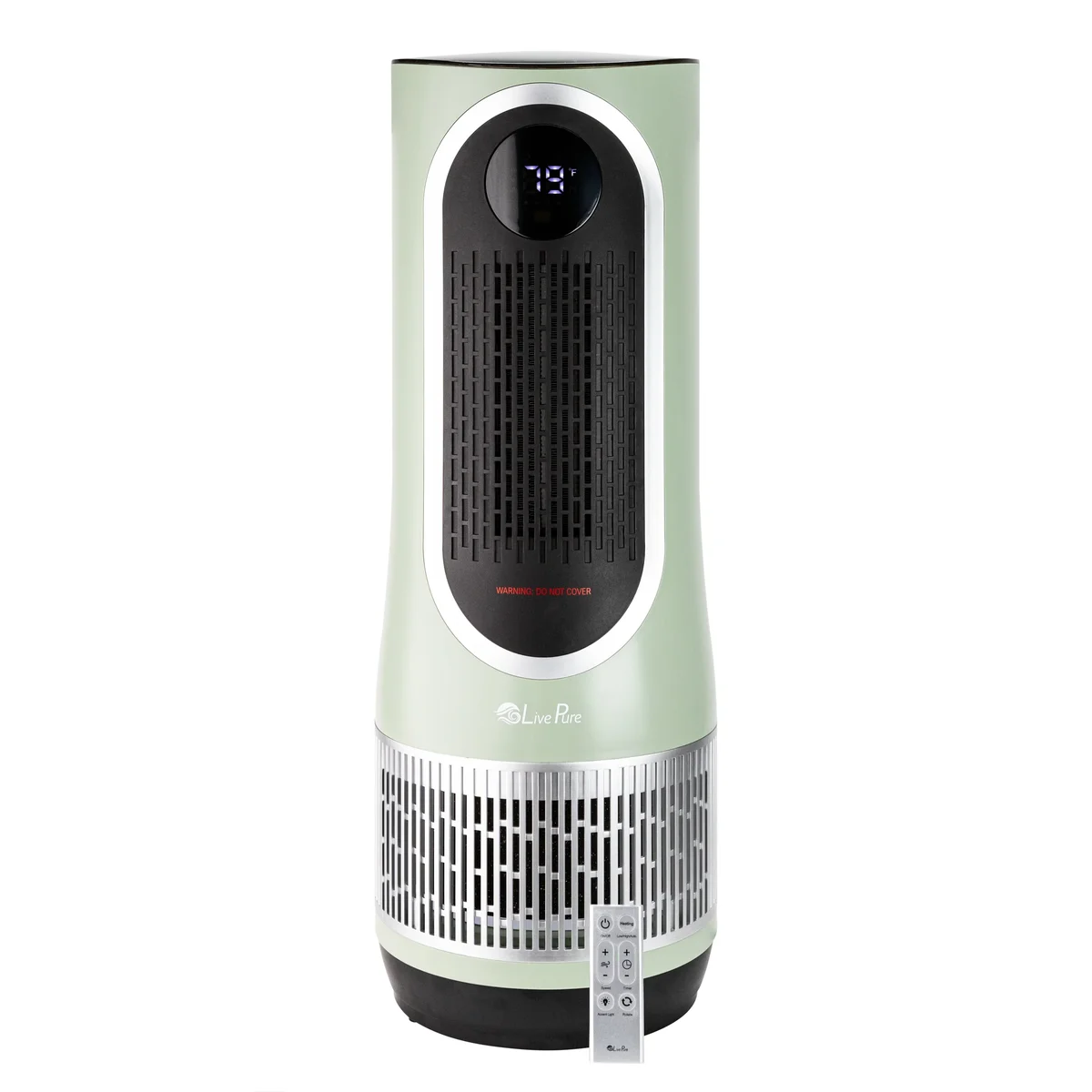 LivePure 3 in 1 Clean Heat Air Purifier/Fan & Heater. Sage 6991