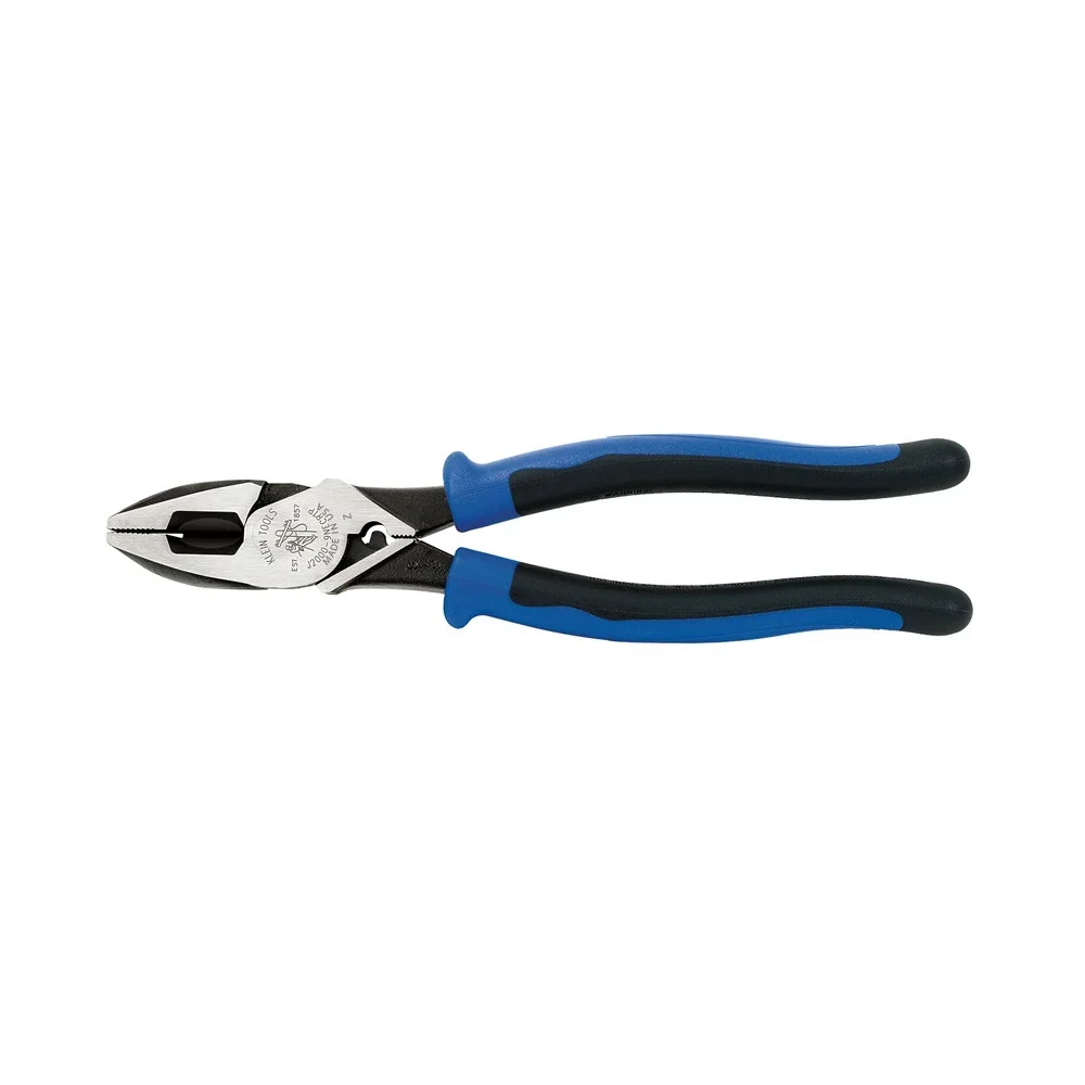 Klein Tools J2000-9NECRTP High-Leverage Side-Cutting Pliers-Connector Crimping J20009NECRTP 1478